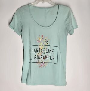 Soffe "Party Like A Pineapple" Short Sleeve Tee Vibrant, Casual Style